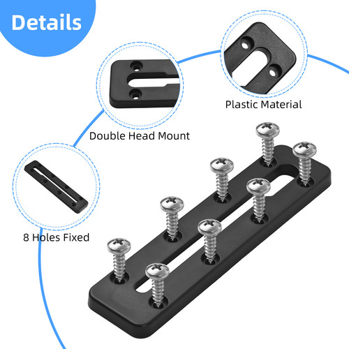 Accesorios Para Kayak Mount Track, 1 Par De Rieles De Plásti