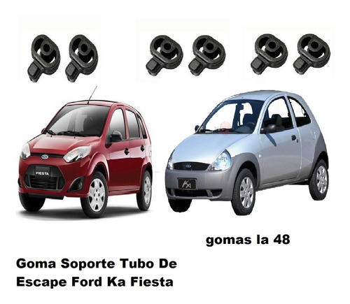 Goma Soporte De Silenciador Para Ford Ka/ Fiesta Power.