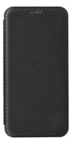 Funda Tipo Cartera De Fibra De Carbono For Teléfono Nokia