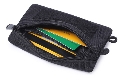 Billetera De Bolsillo Impermeable Con Cremallera, Monedero P
