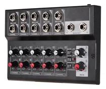 Comprar Mesa De Mezclas Stereo Mix5210 10 Canales Mixer Network