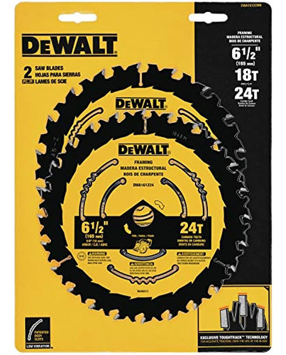 Dewalt Dwa1612cmb Hoja De Sierra Circular De 6-1 /2 Pulgadas