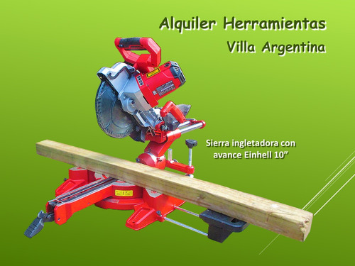 Alquiler Sierra Ingletadora 10 C/avance, Villa Argentina