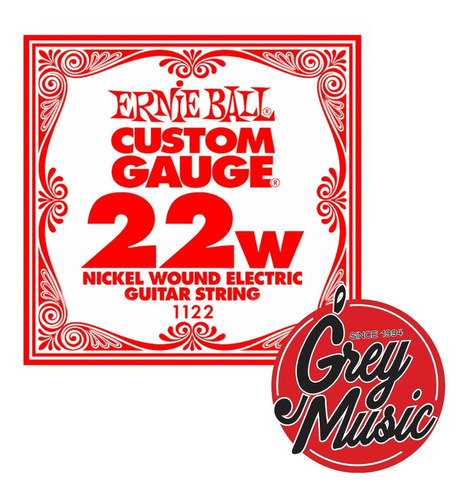 Cuerda Suelta Ernie Ball P01122 Nickel Wound 022