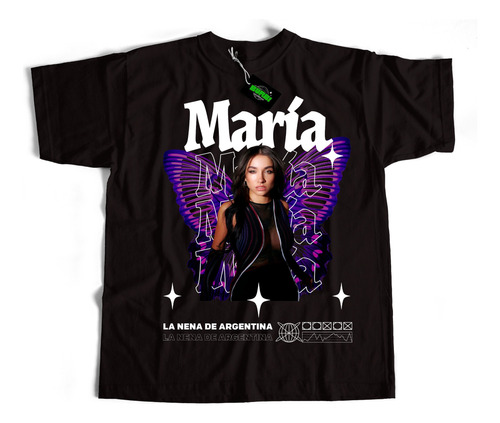 Remera Maria Becerra Tour 2024 Premium Dtf