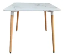 Comprar Mesa Ofilook Md-030- Cuadrada 60cm Efecto Marmol Interiores
