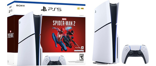Consola Ps5? Slim 1tb - Marvel's Spider-man 2 Bundle +lector
