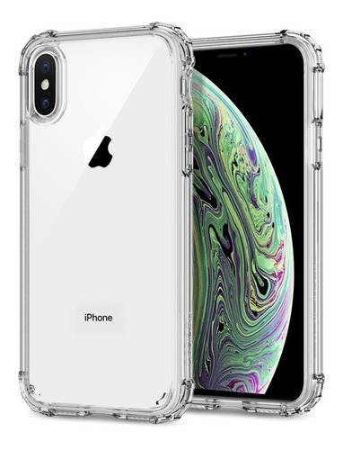 Apple iPhone XS Spigen Crystal Shell Carcasa Antichoque