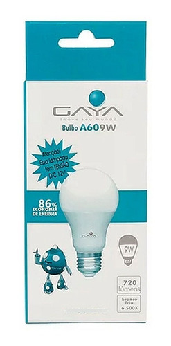 Imagem 2 de 6 de 10 Lâmpadas Led Bulbo 9w 12v 12 Volts Branca Energia Solar