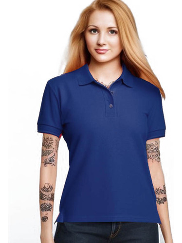 Camiseta Manga Corta  Polo Para Mujer En Todos Los Colores