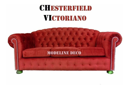 Sillon 3 Cuerpos Chesterfield Vitoriano!!! Super Oferta !!!