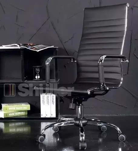 Imagen 3 de 6 de Silla De Escritorio Cg33 Shuller Tapizado Cuero Sintético