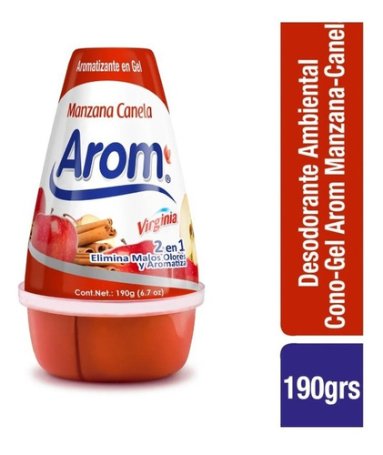 Cono Gel Arom Virginia 190g X 03 Unidades