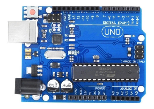 Imagen 2 de 5 de Arduino Uno R3 Atmega328p - Generico - Con Cable Usb - Avr