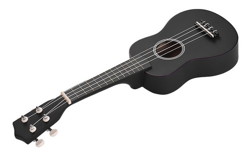 Ukelele Acústico Soprano, 21 In, Color Negro