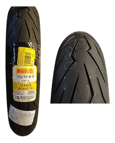 Llanta 110/70 R17 54h Sc Diablo Rosso Ill Pirelli. (n987)