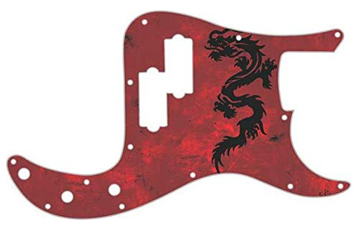 Custom Graphical Pickguard Para Fender P Bass Precision 1