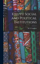 Comprar Libro Kikuyu Social And Political Institutions - Lambert,...