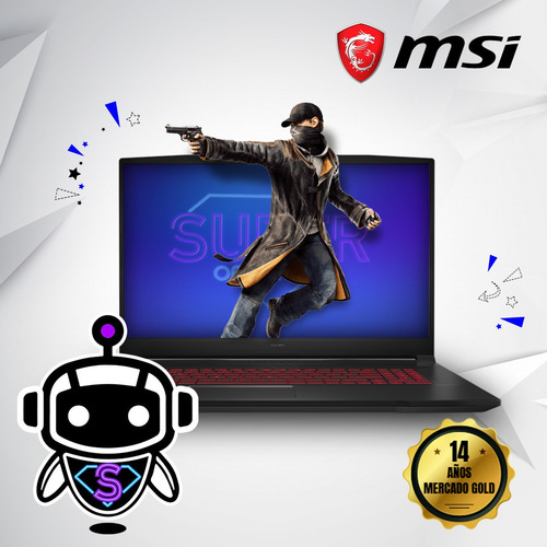 Imagen 1 de 10 de G A M E R Msi I7 + 16gb + 512gb + Rtx 3050ti + Full Regalos