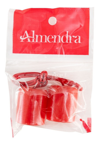 Imagen 6 de 7 de Tapa Punta Plástico Chico Agujas Tejer Almendra X 12 Unid