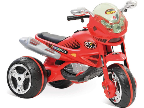 Motoeletrica Infantil Gt2 Turbo Elétrica 12v Vermelho Voltagem do carregador 110V/220V