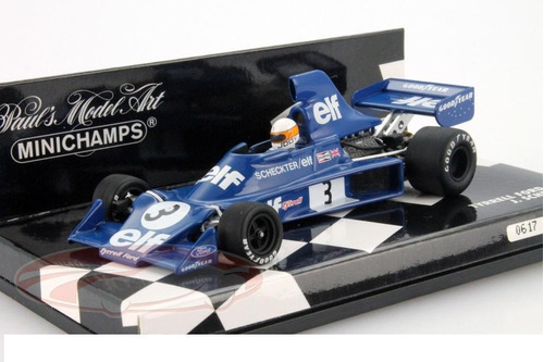 Tyrrell Ford 007 F1 # 3 1975 Scheckter Minichamps Esc 1/43