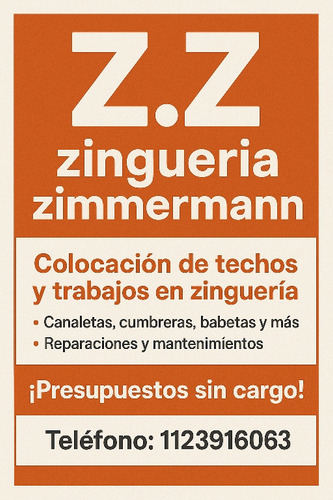 Techista Zinguero, Reparaciones, Mantenimiento De Techos