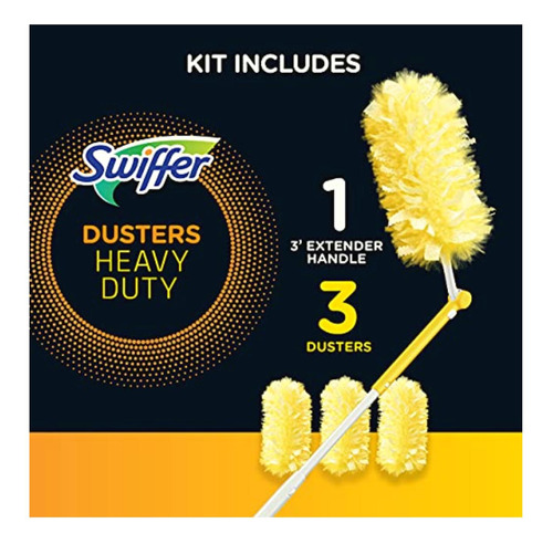 Swiffer 360 Dusters Kit De Iniciación De Mango Extensible,