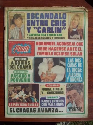 Revista Flash 580 C Calvo Horangel Ferrer M Casan Tinelli