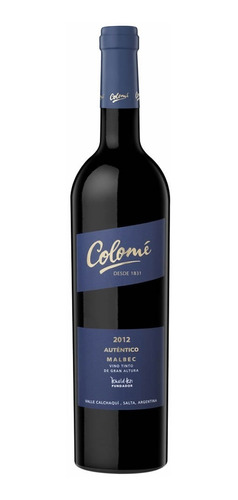 Colome Autentico Malbec - Vino De Altura