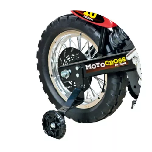 Moto Eletrica Infantil Xplast Motocross 6V Vermelha - Maçã Verde Baby