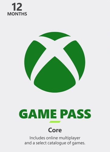  Xbox Game Pass Core 12 Meses