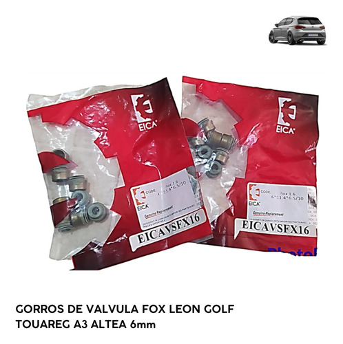 Gorros De Válvula Fox Polo Ibiza Toledo León A3 Bora 6mm