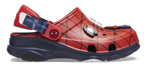 Sandália Crocs Team Spiderman All Terrian Clog K Navy