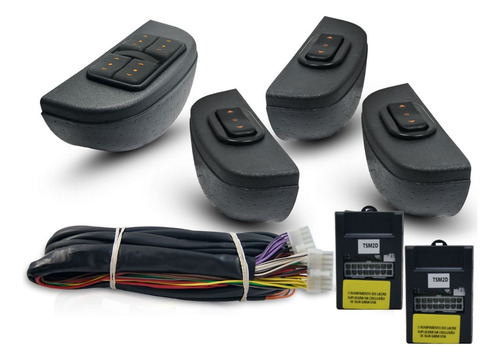 Kit De Vidro Eletric Palio Attractive / Grand Siena Completo
