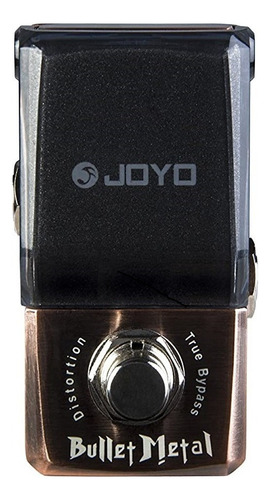 Pedal Joyo Bullet Metal Distortion - Serie Ironman Color Marrón Oscuro