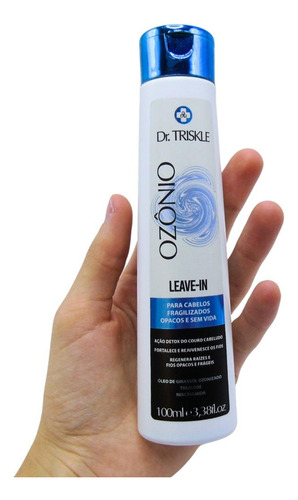 Leave-in Triskle Ozonio 100ml: Controle Do Frizz E Brilho