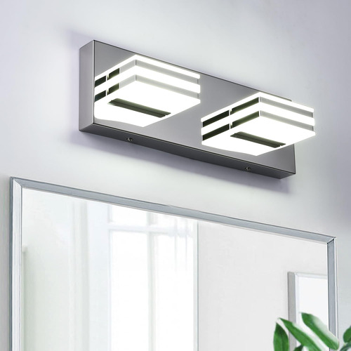 Yumcrelect Luz Led De Tocador, Espejo De Luz De 12 W, Lampar