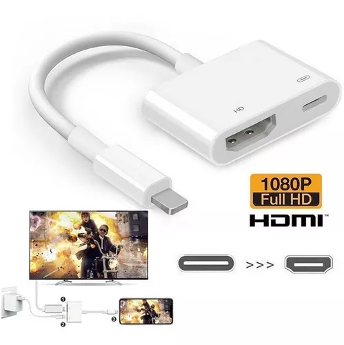 Lulaven Cable Hdmi Para iPhone A Tv, Conector Adaptador De I