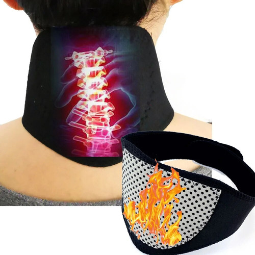 Cinturón De Terapia Cervical Automagnético Con Turmalina Par