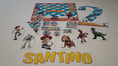 Toy Story Kit Cumple Candybar Impreso Y Cortado