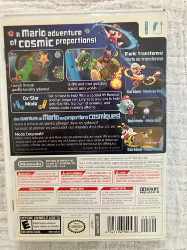 Super Mario Galaxy - Edición Standard Wii Físico Usado (Usado)