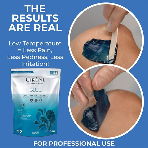 Cirepil The Original Blue Wax Beads By Perron Rigot Refill B