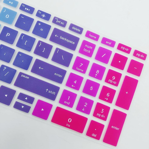 - Cubierta Protectora De Teclado De Silicona Para Hp 15.6