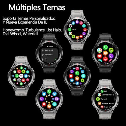 Gps Smart Watch Hombre Bluetooth Llamada Reloj Inteligente Brújula Amoled Ip69k