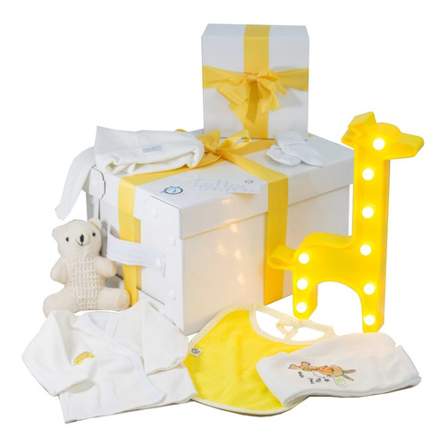 Set De Nacimiento Bebés Regalo Giftbox Ajuar Ropa Esponja