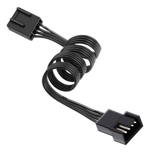 Kit 5 Cabo Extensor Cooler Fan 3 Ou 4 Pinos Pwm 25cm