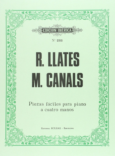 Libro Piezas Fáciles - Llates/canals
