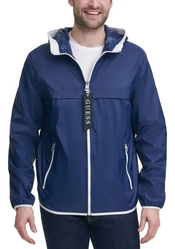 Chaqueta guess hombre azul hot sale