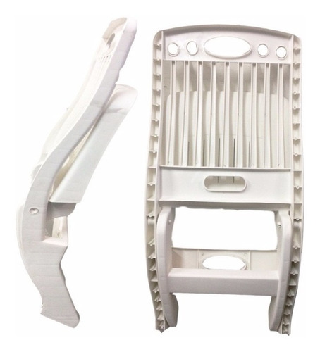 Silla Plegable Camping Pvc Blanca